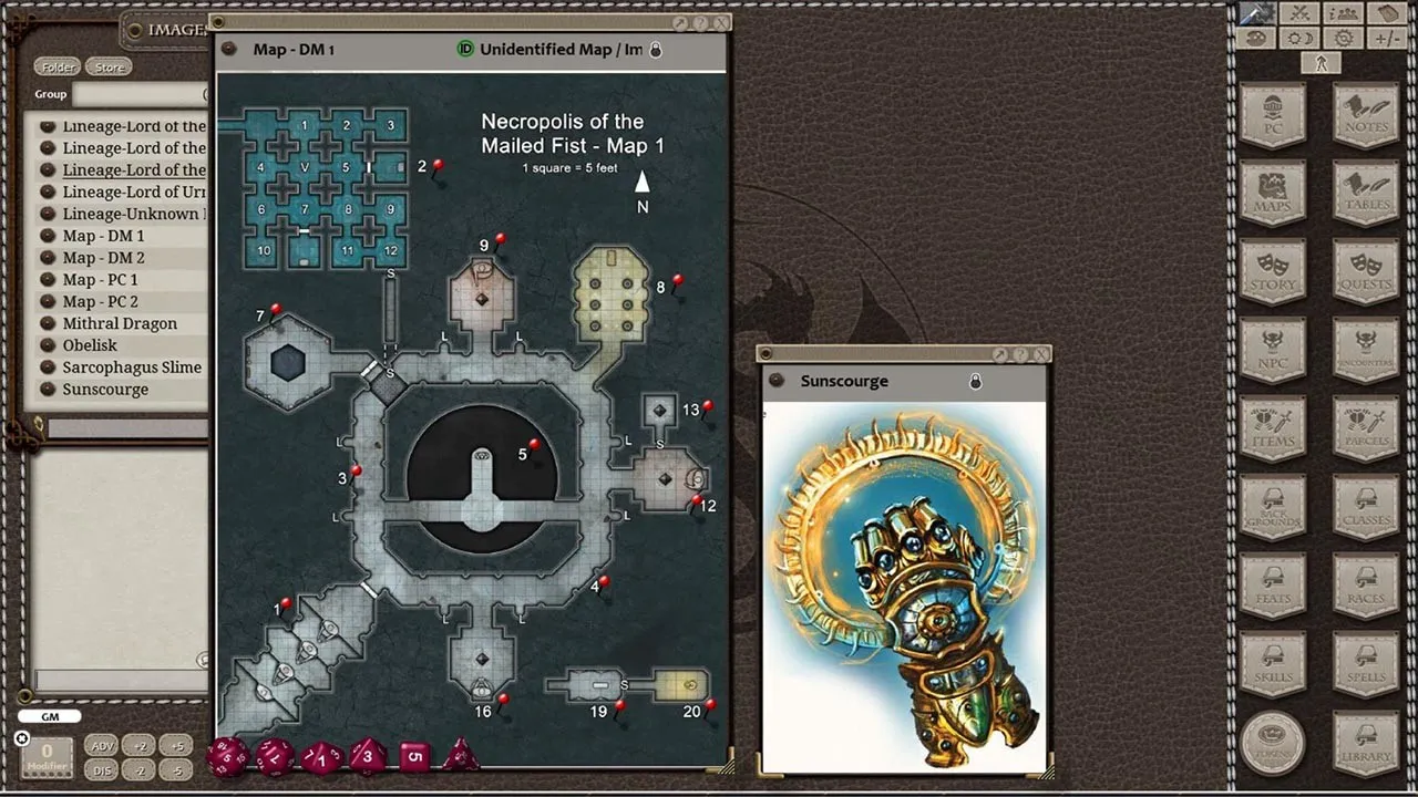 Fantasy Grounds - Necropolis of the Mailed Fist (5E) Screenshot 2