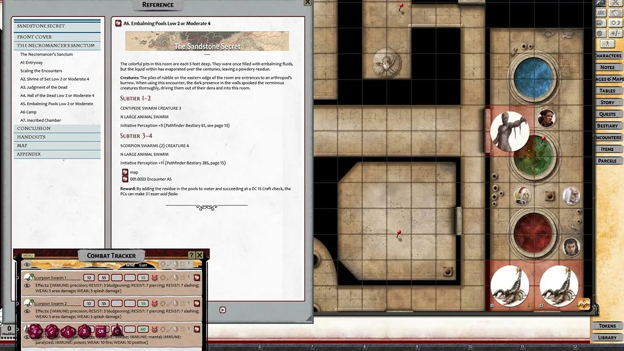 Fantasy Grounds - Pathfinder 2 RPG - Pathfinder Society Quest #1: The Sandstone Secret (PFRPG2) Screenshot 4