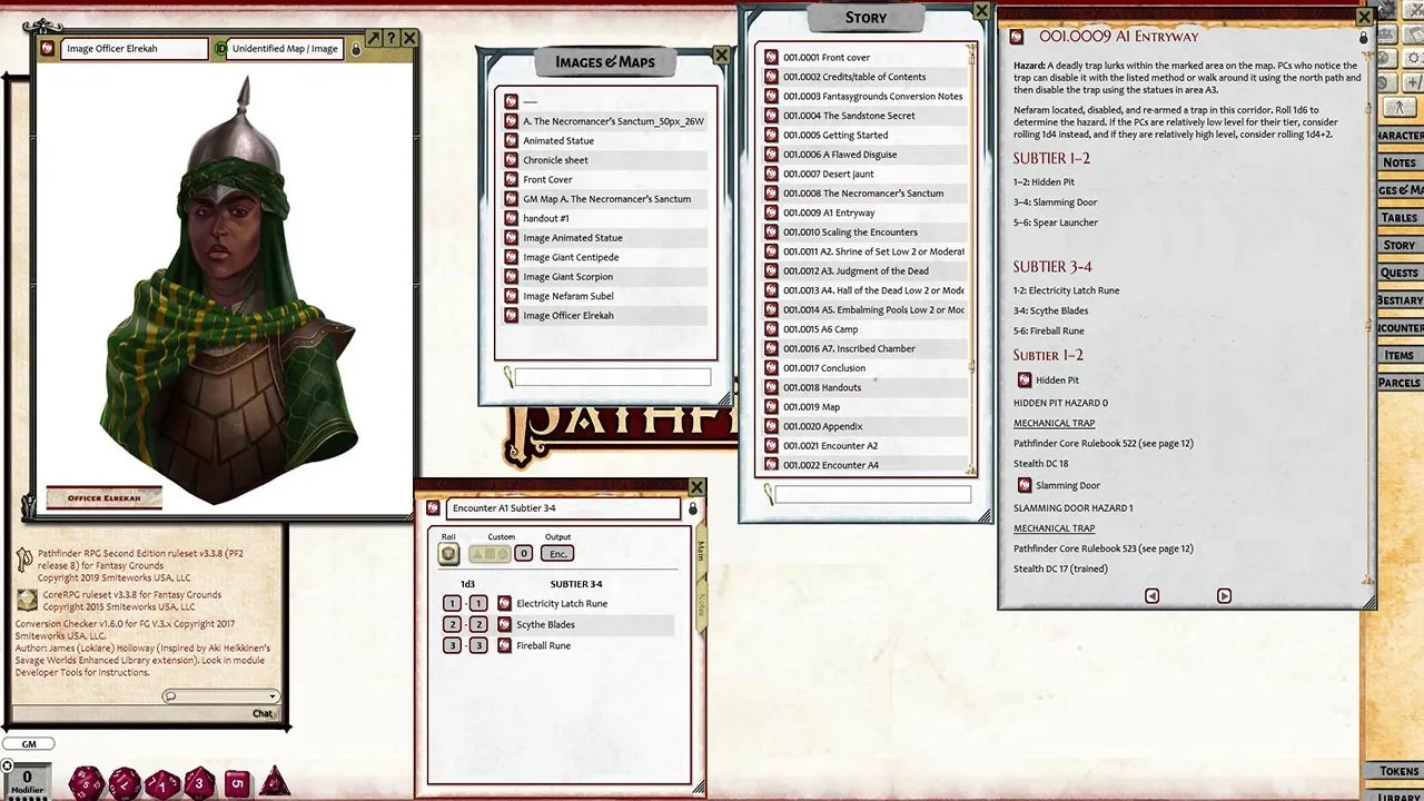 Fantasy Grounds - Pathfinder 2 RPG - Pathfinder Society Quest #1: The Sandstone Secret (PFRPG2) Screenshot 3