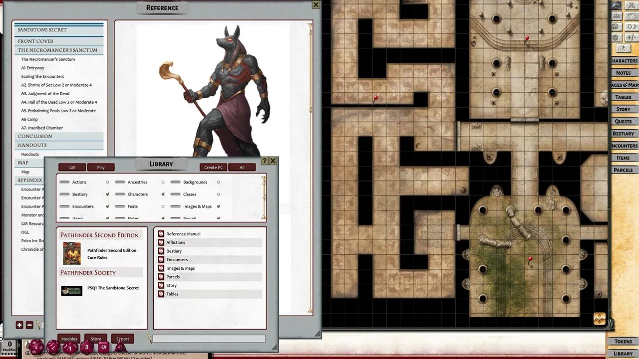 Fantasy Grounds - Pathfinder 2 RPG - Pathfinder Society Quest #1: The Sandstone Secret (PFRPG2) Screenshot 2