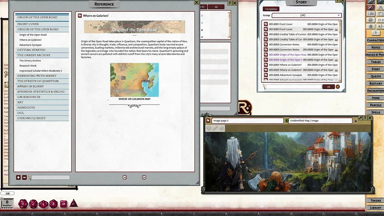 Fantasy Grounds - Pathfinder 2 RPG - Pathfinder Society Scenario #1-00: Origin of the Open Road (PFRPG2) Screenshot 2