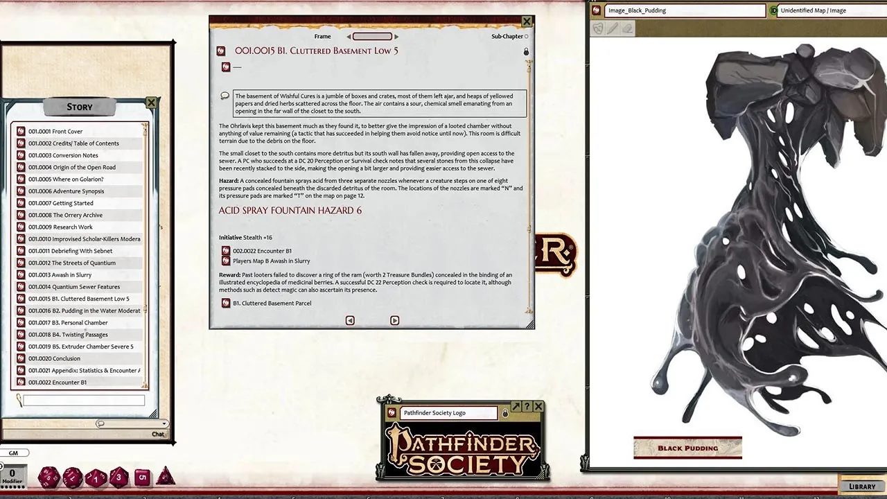 Fantasy Grounds - Pathfinder 2 RPG - Pathfinder Society Scenario #1-00: Origin of the Open Road (PFRPG2) Screenshot 1