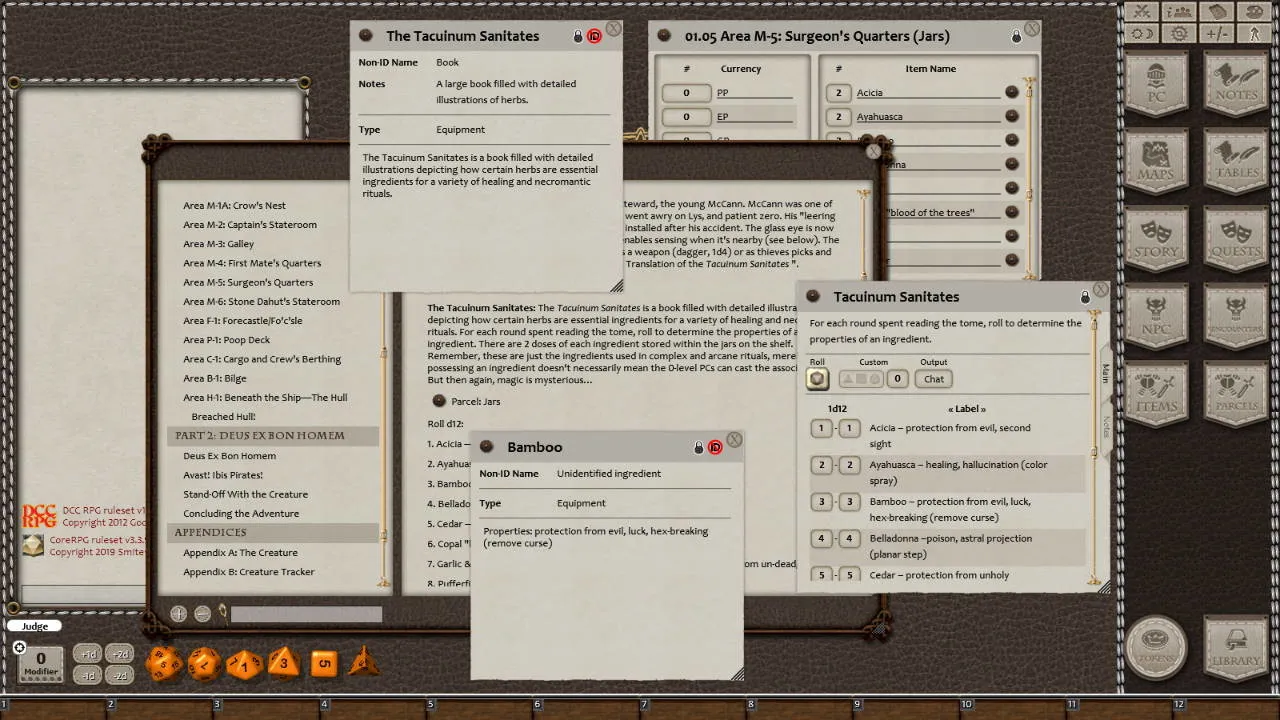 Fantasy Grounds - Dungeon Crawl Classics Horror #5: Creep, Skrag, Creep! (DCC) Screenshot 4