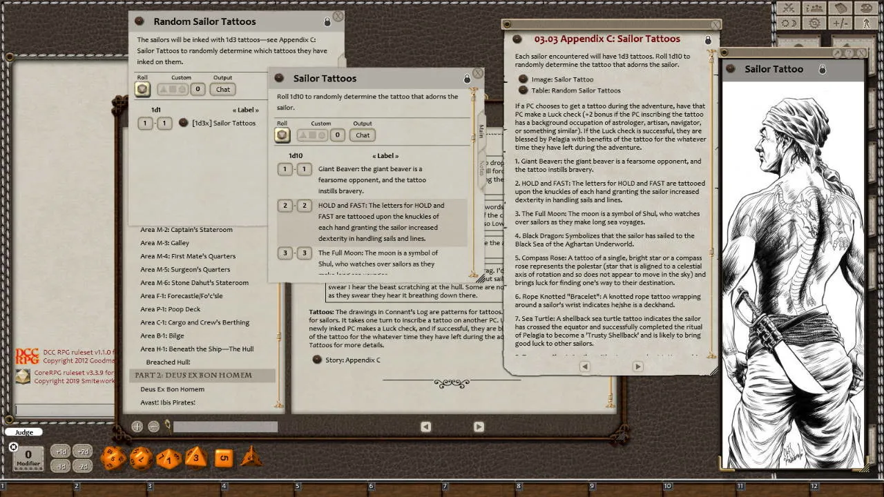 Fantasy Grounds - Dungeon Crawl Classics Horror #5: Creep, Skrag, Creep! (DCC) Screenshot 3