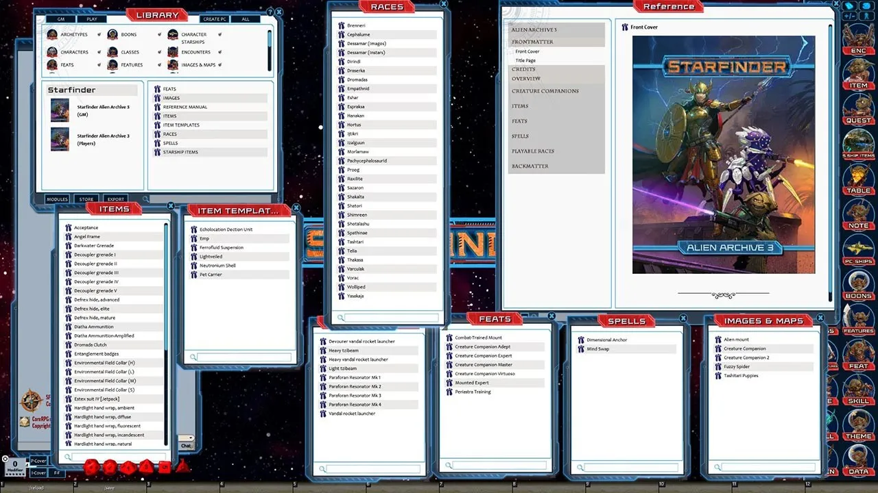 Fantasy Grounds - Starfinder RPG - Alien Archive 3 (SFRPG) Screenshot 3