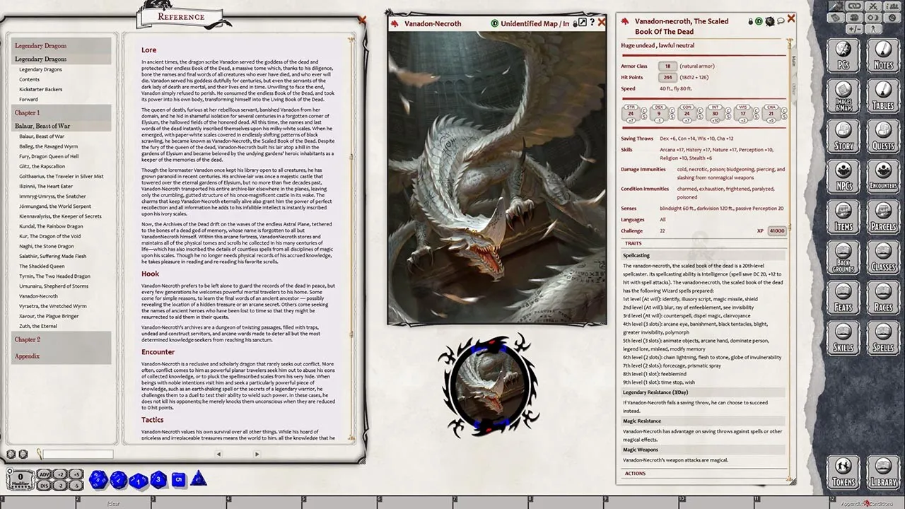 Fantasy Grounds - Legendary Dragons (5E) Screenshot 4
