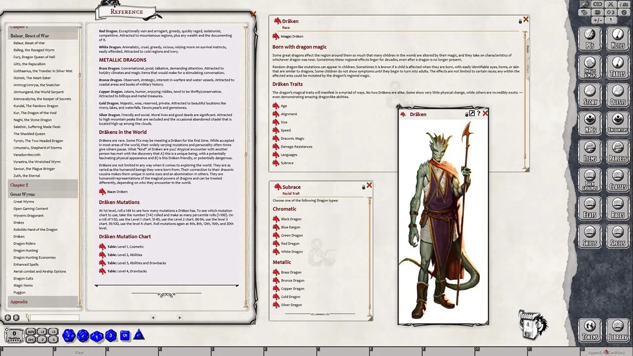 Fantasy Grounds - Legendary Dragons (5E) Screenshot 5