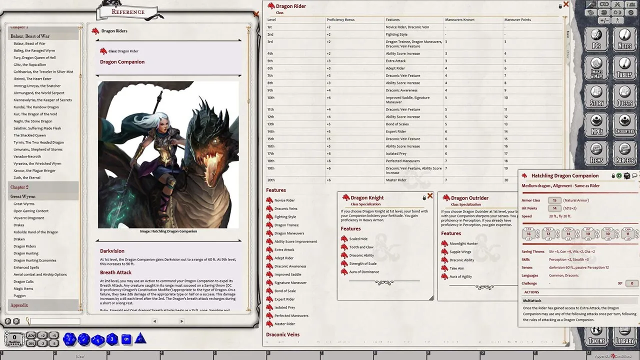 Fantasy Grounds - Legendary Dragons (5E) Screenshot 3