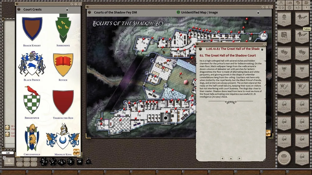 Fantasy Grounds - Courts of the Shadow Fey (5E) Screenshot 3