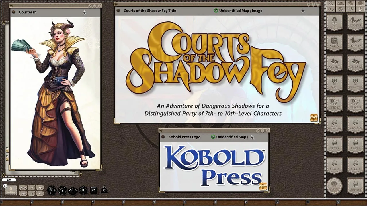 Fantasy Grounds - Courts of the Shadow Fey (5E) Screenshot 1