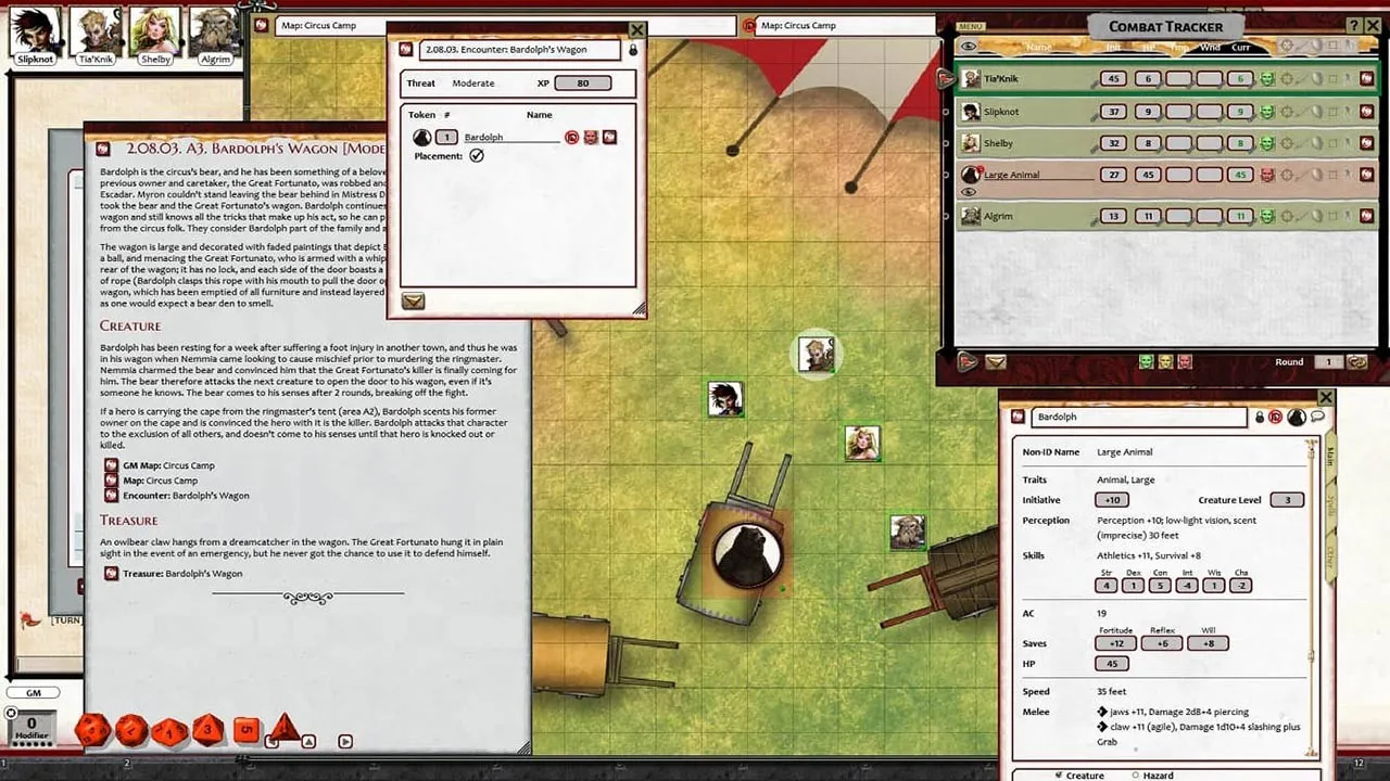 Fantasy Grounds - Pathfinder 2 RPG - Extinction Curse AP 1: The Show Must Go On (PFRPG2) Screenshot 2