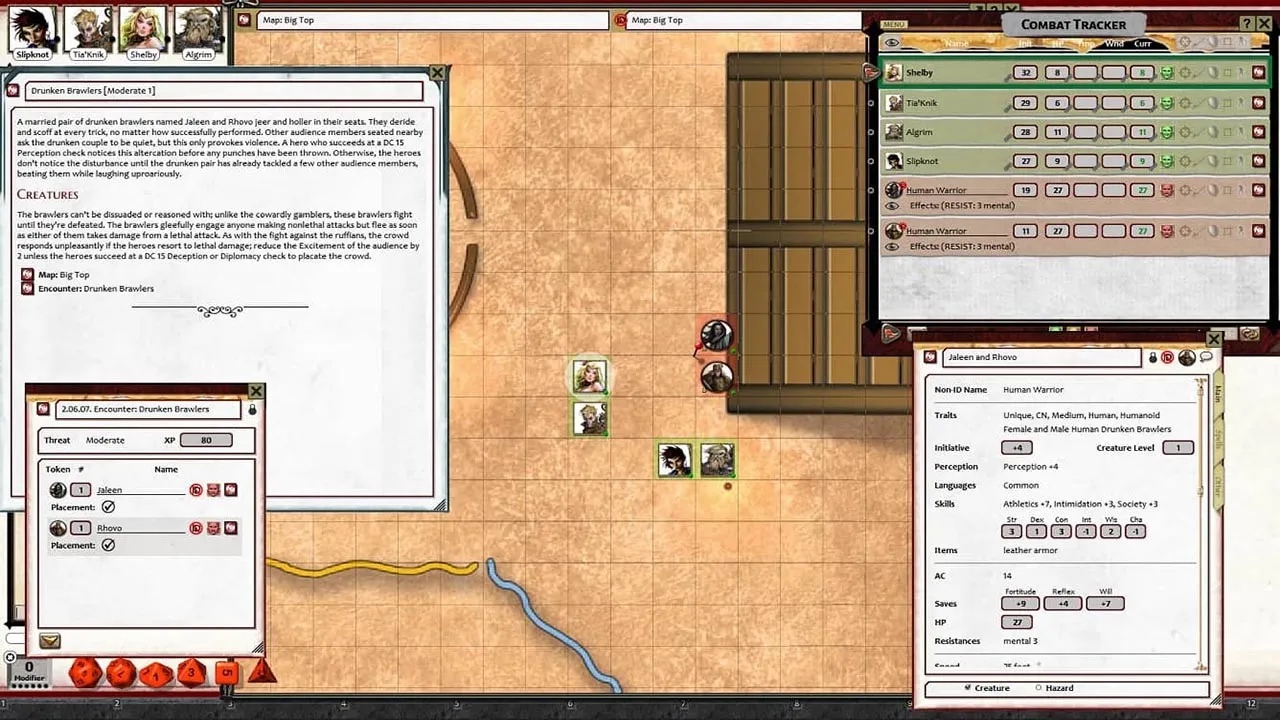 Fantasy Grounds - Pathfinder 2 RPG - Extinction Curse AP 1: The Show Must Go On (PFRPG2) Screenshot 1