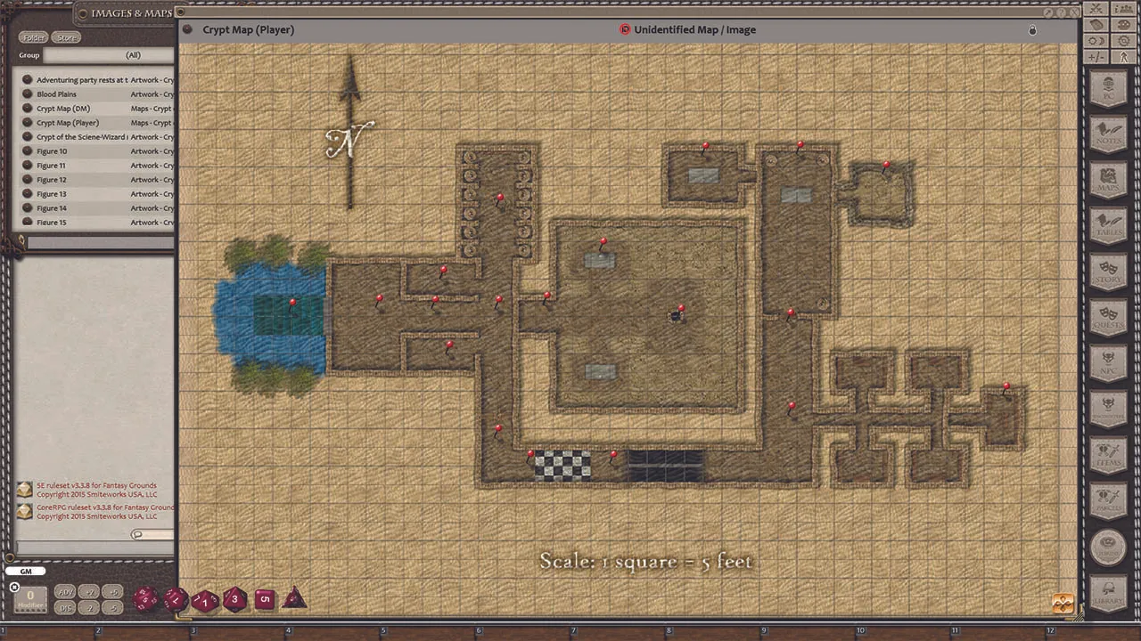 Fantasy Grounds - Crypt of the Science-Wizard (5E) Screenshot 1