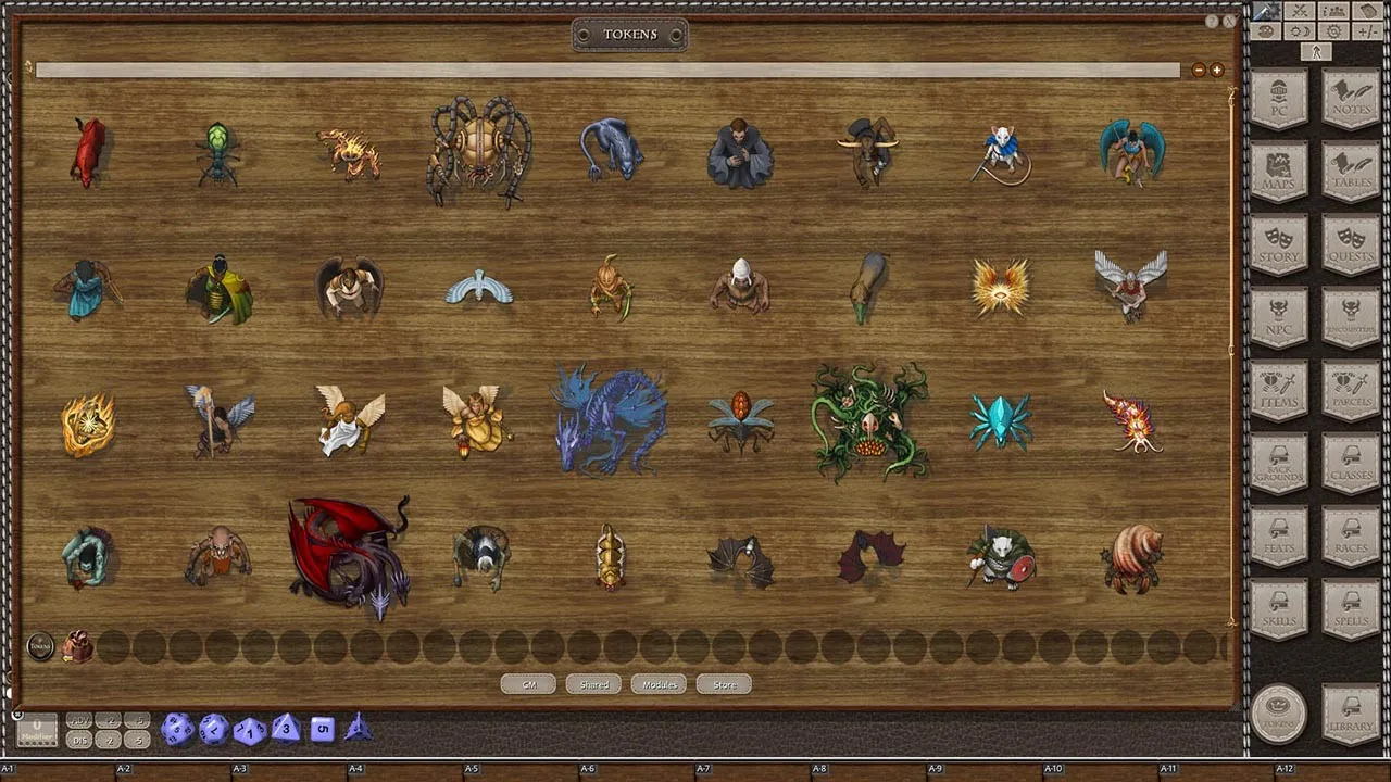 Fantasy Grounds - Devin Night Token Pack: Creature Codex 1: Aatxe - Cueyatl (Token Pack) Screenshot 3