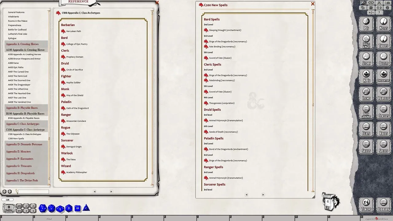 Fantasy Grounds - Odyssey of the Dragon Lords (5E) Screenshot 7