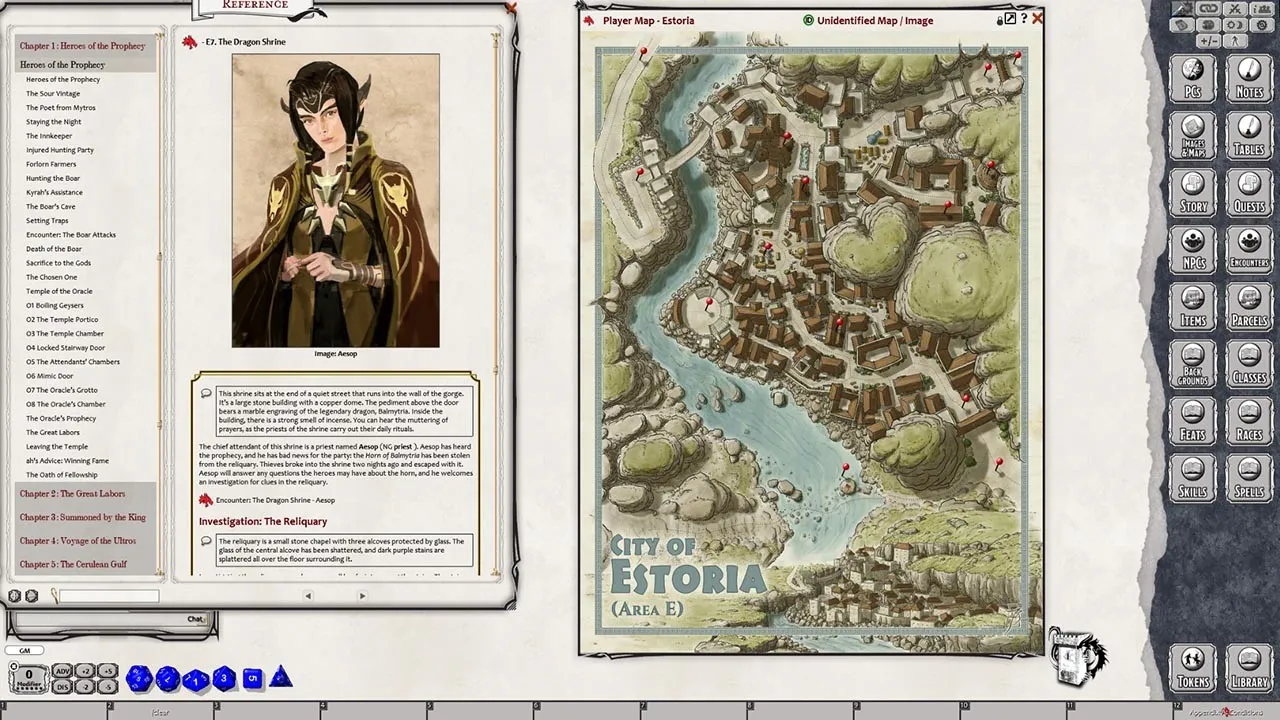 Fantasy Grounds - Odyssey of the Dragon Lords (5E) Screenshot 3