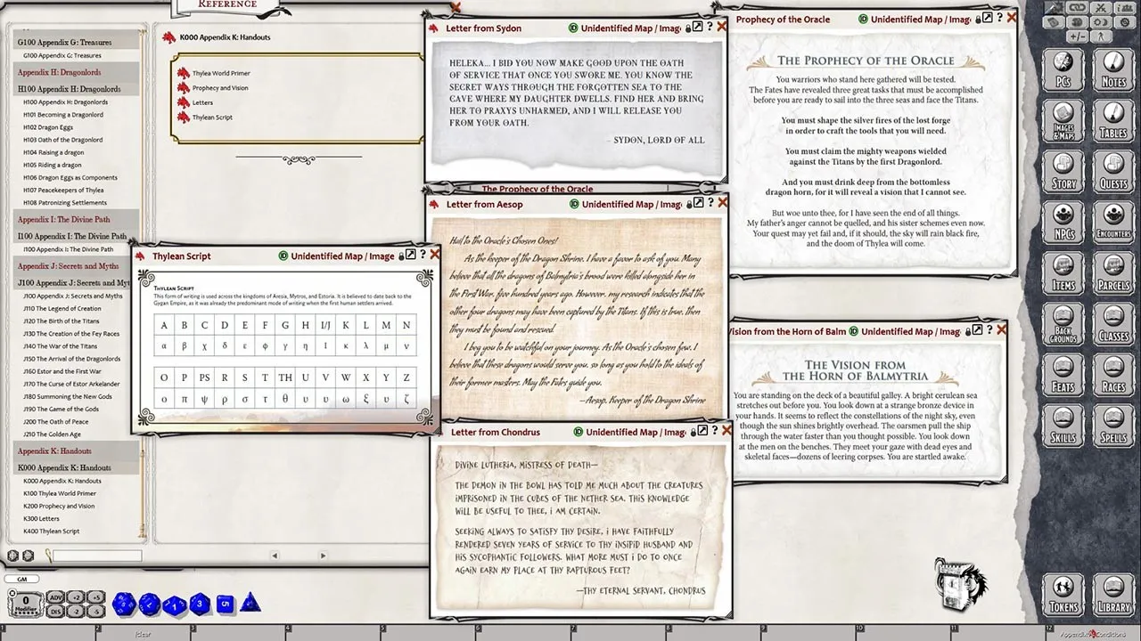 Fantasy Grounds - Odyssey of the Dragon Lords (5E) Screenshot 9