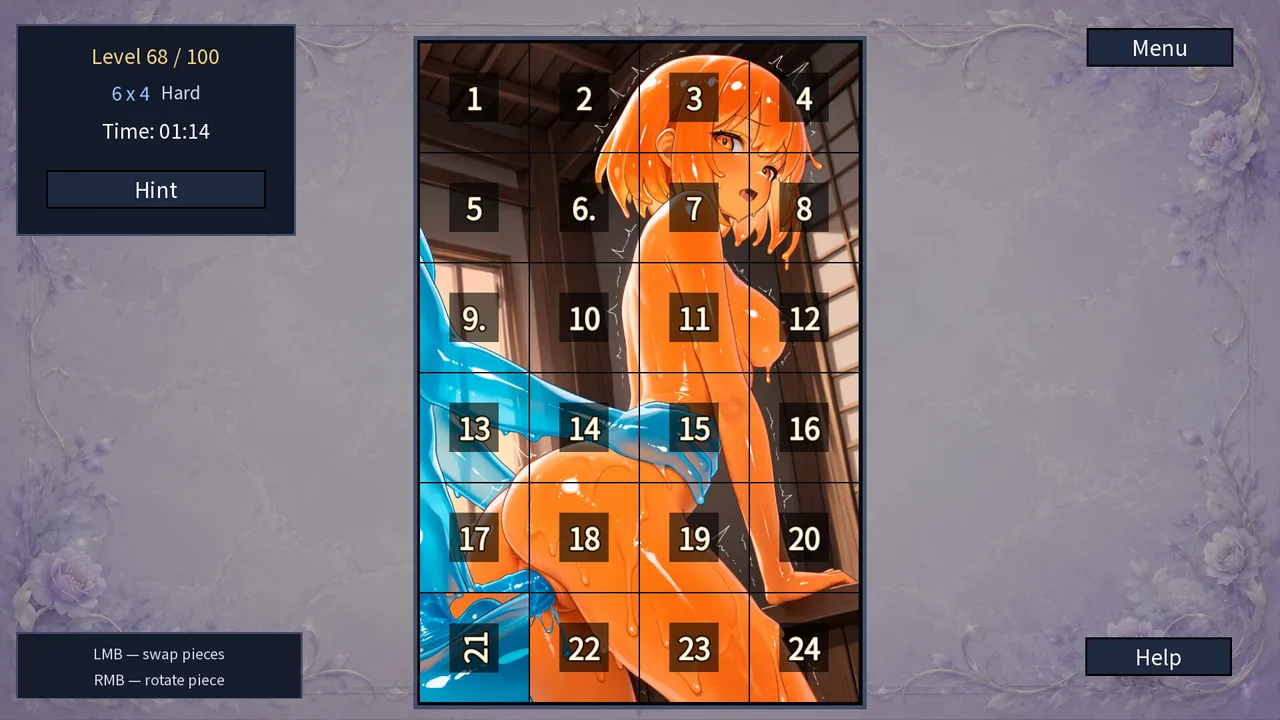 My Slime Waifu: Hentai Puzzle Screenshot 18