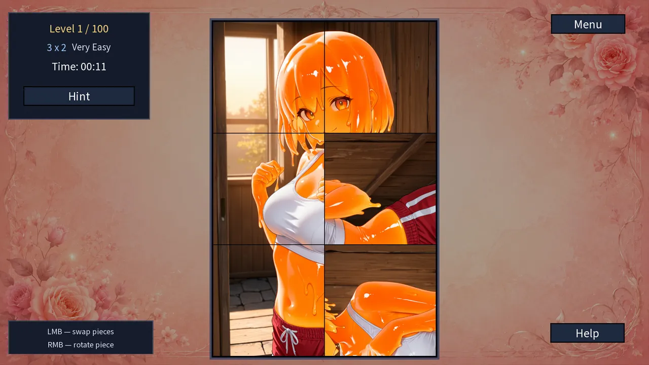 My Slime Waifu: Hentai Puzzle Screenshot 8