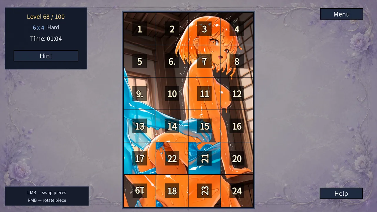 My Slime Waifu: Hentai Puzzle Screenshot 17