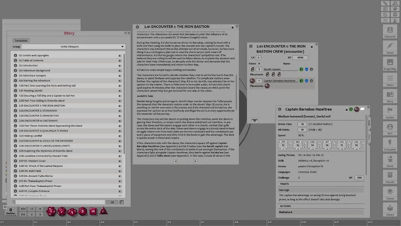 Fantasy Grounds - Sinful Whispers (5E) Screenshot 3