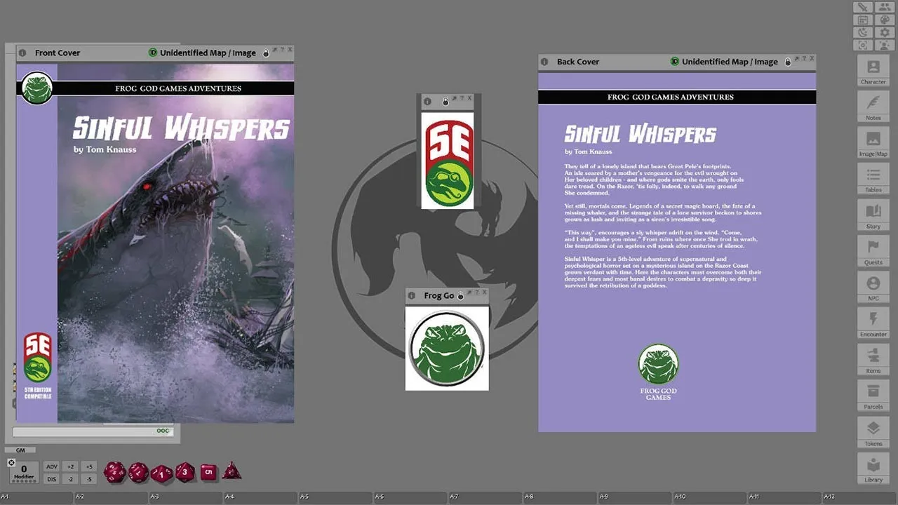 Fantasy Grounds - Sinful Whispers (5E) Screenshot 0