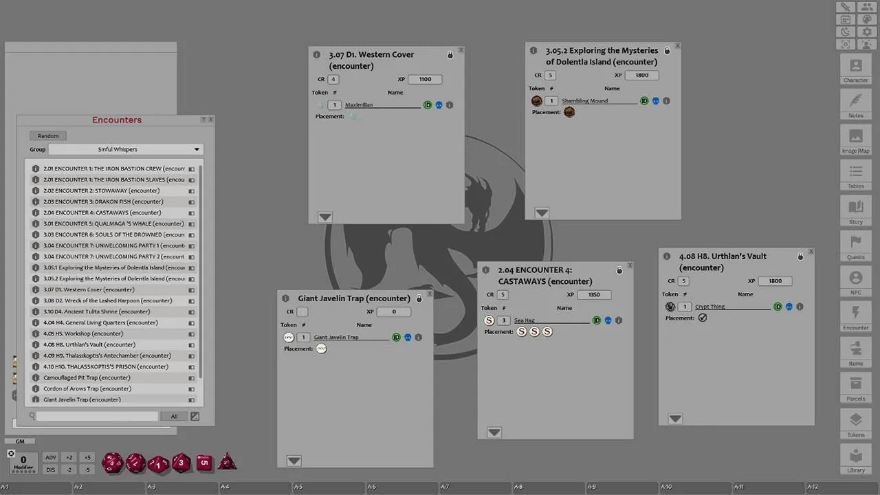 Fantasy Grounds - Sinful Whispers (5E) Screenshot 6
