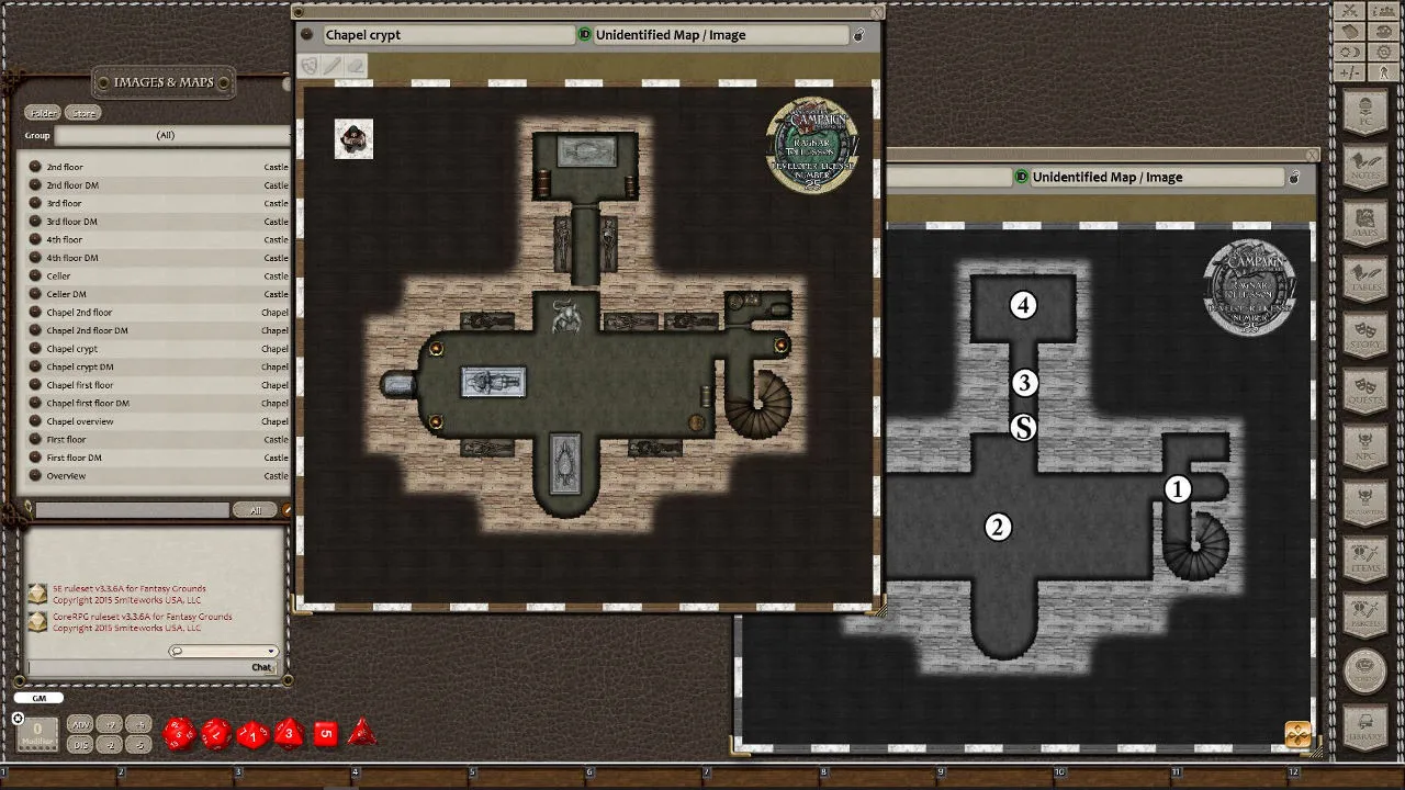 Fantasy Grounds - Winter Castle (Map Pack) Screenshot 4