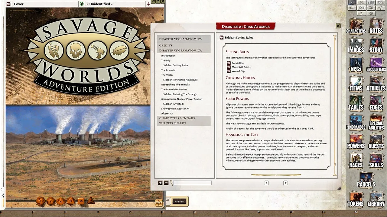 Fantasy Grounds - Disaster at Gran Atomica Screenshot 4