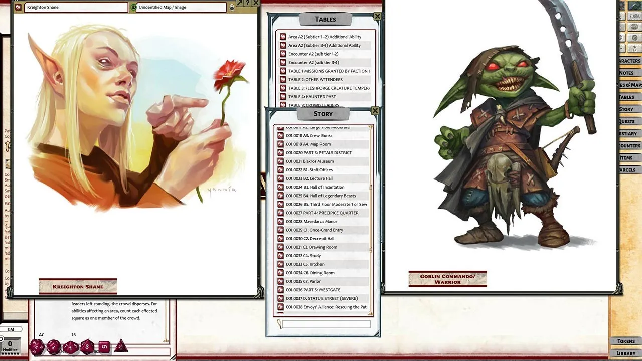 Fantasy Grounds - Pathfinder 2 RPG - Pathfinder Society Scenario #1-01: The Absalom Initiation Screenshot 4