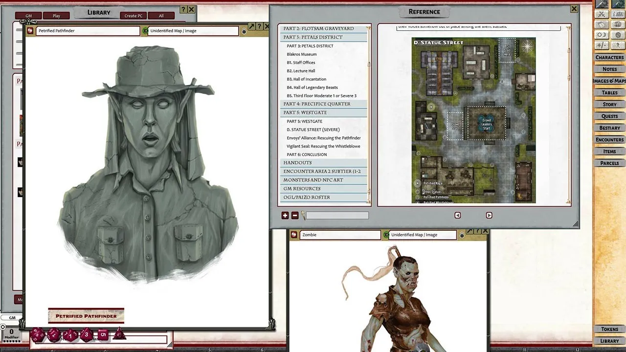 Fantasy Grounds - Pathfinder 2 RPG - Pathfinder Society Scenario #1-01: The Absalom Initiation Screenshot 2