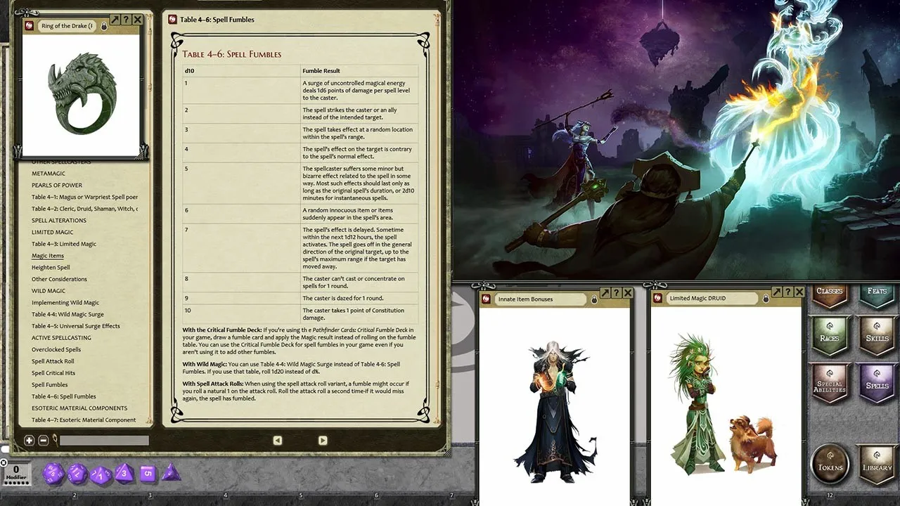Fantasy Grounds - Pathfinder RPG - Unchained Screenshot 3