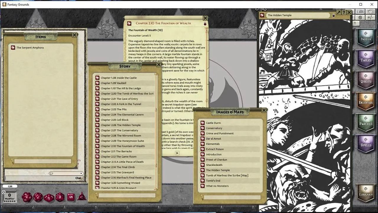 Fantasy Grounds - Serpent Amphora Cycle Book 2: The Serpent & The Scepter Screenshot 1