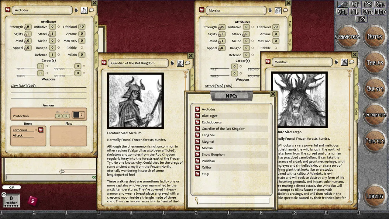 Fantasy Grounds - Lemurian Chronicles Screenshot 1