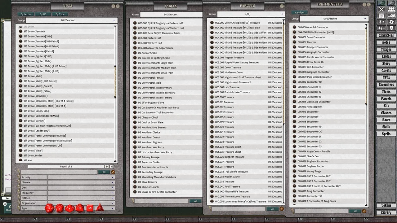 Fantasy Grounds - D&D Classics: D1-2 Descent into the Depths of the Earth (1E) Screenshot 5