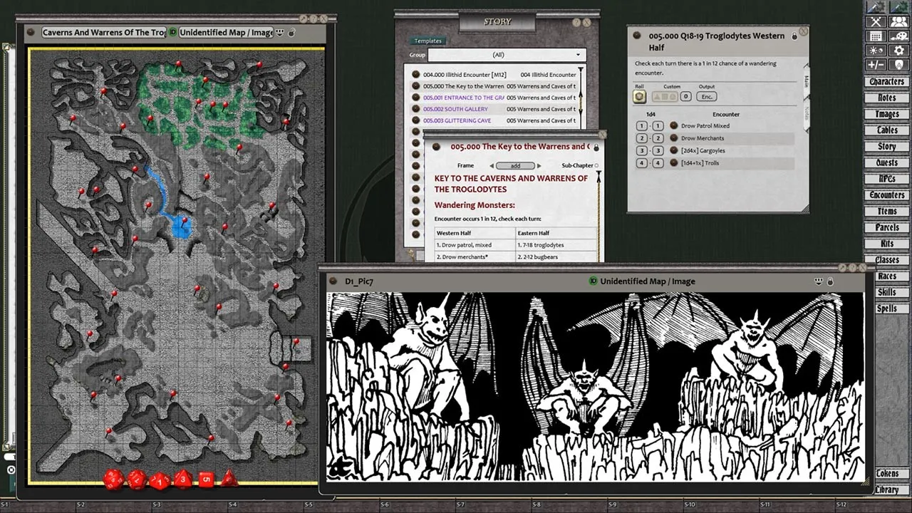Fantasy Grounds - D&D Classics: D1-2 Descent into the Depths of the Earth (1E) Screenshot 2