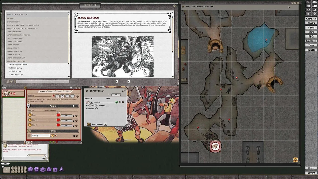 Fantasy Grounds - D&D Classics: B2 The Keep on the Borderlands Screenshot 2