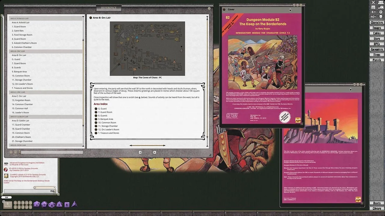 Fantasy Grounds - D&D Classics: B2 The Keep on the Borderlands Screenshot 0