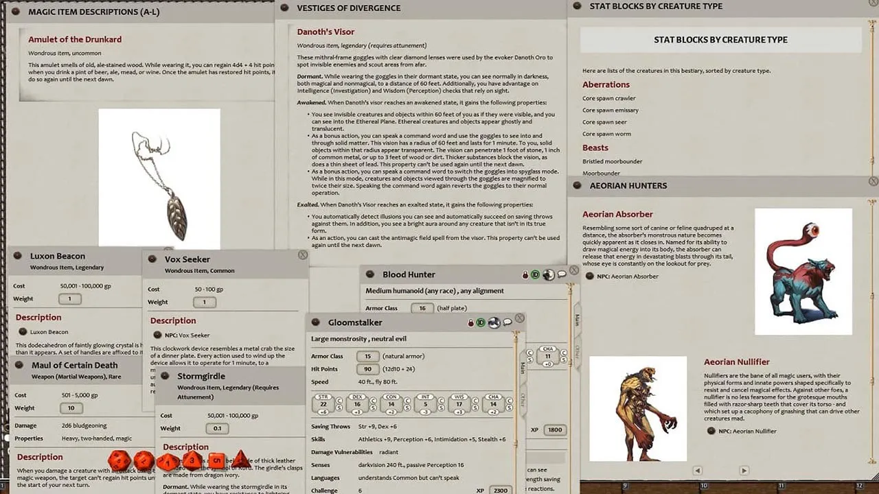 Fantasy Grounds - D&D Explorer's Guide to Wildemount Screenshot 4