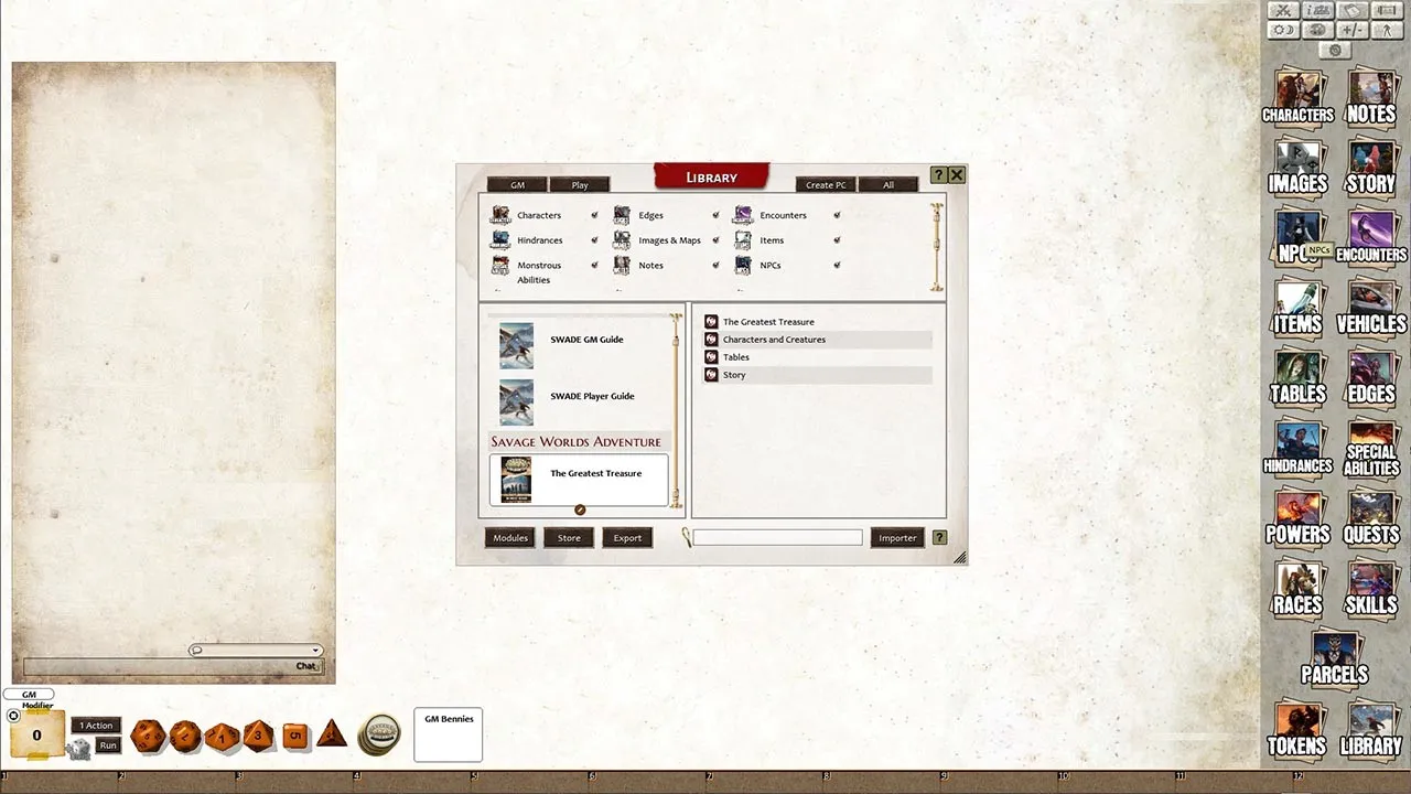 Fantasy Grounds - The Greatest Treasure: A Fantasy Savage Tale Screenshot 0