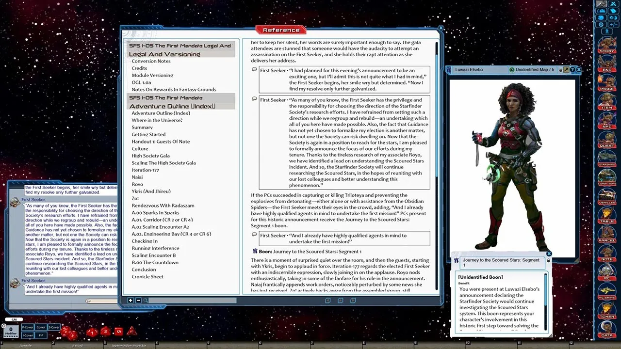 Fantasy Grounds - Starfinder RPG - Starfinder Society Scenario #1-05: The First Mandate Screenshot 3