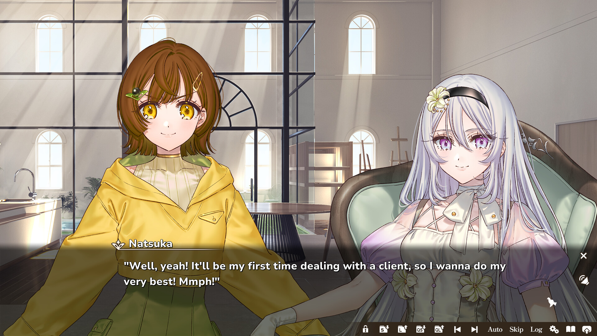 Lilja and Natsuka Painting Lies Screenshot 0