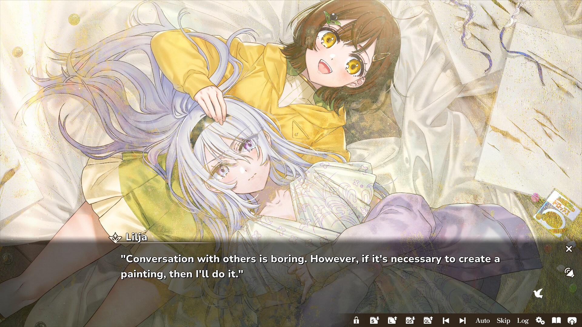 Lilja and Natsuka Painting Lies Screenshot 2
