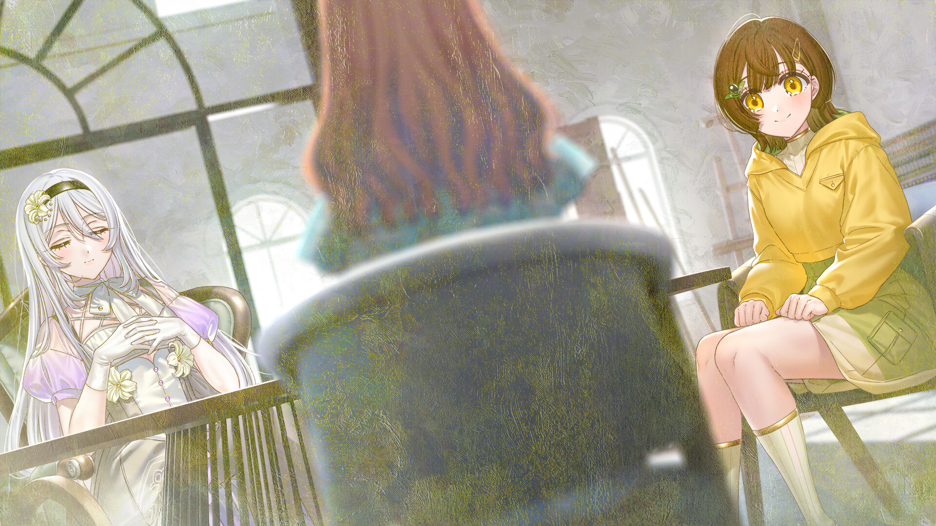 Lilja and Natsuka Painting Lies Screenshot 1