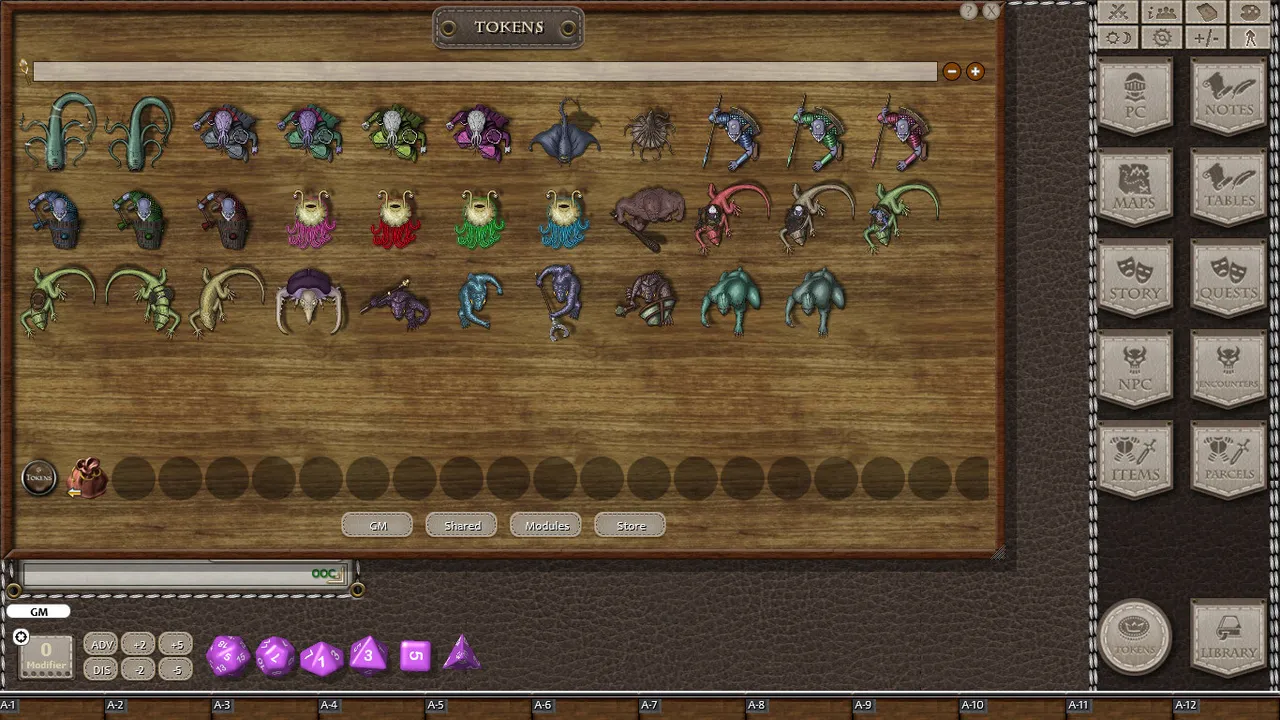 Fantasy Grounds - Jans Token Pack 08 - Under the Dark 2 Screenshot 1
