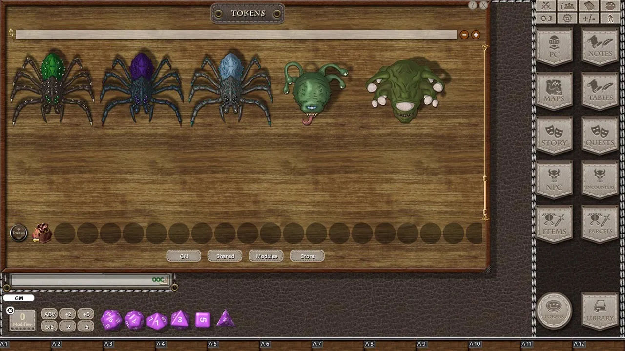 Fantasy Grounds - Jans Token Pack 07 - Under the Dark 1 Screenshot 0