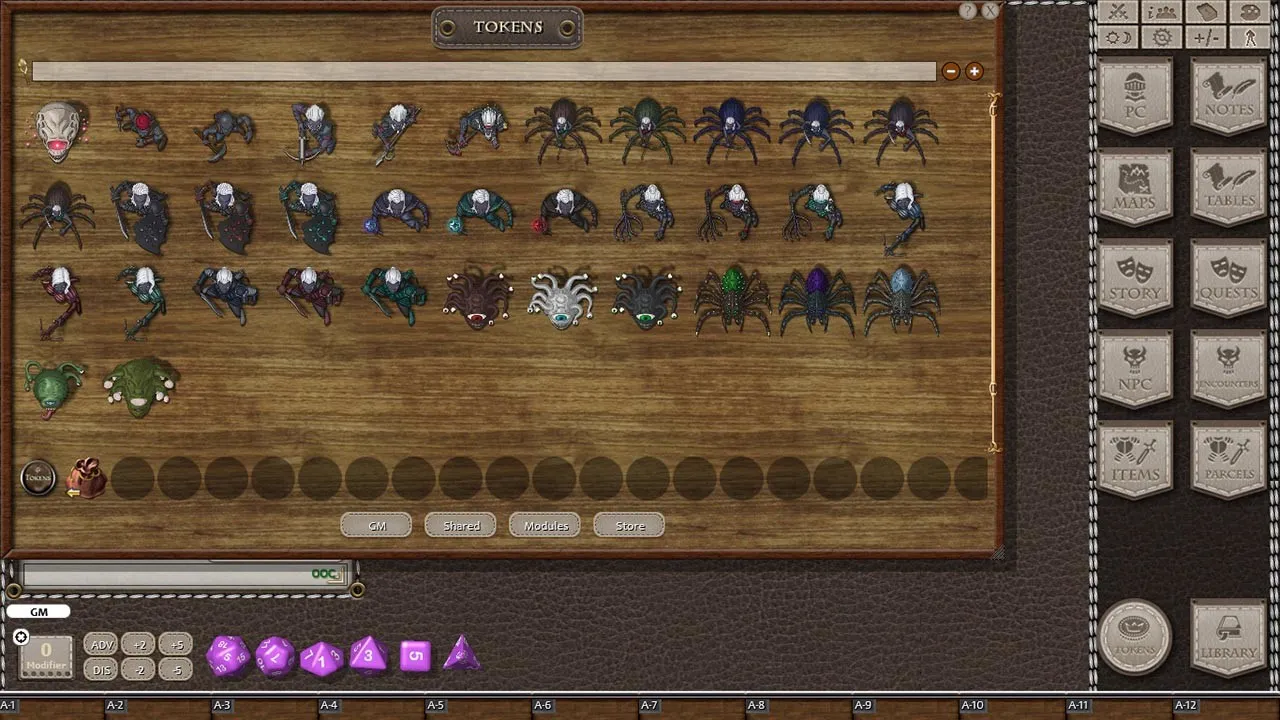 Fantasy Grounds - Jans Token Pack 07 - Under the Dark 1 Screenshot 1
