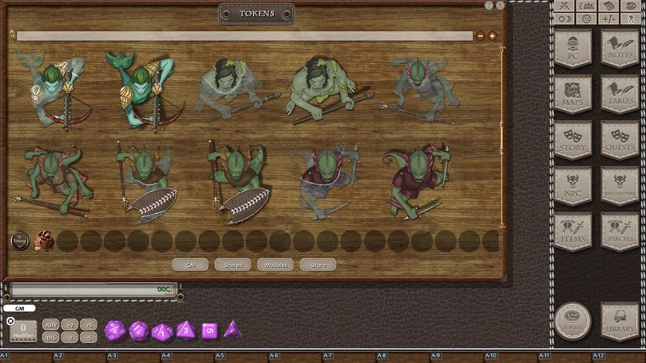 Fantasy Grounds - Jans Token Pack 05 - Aquatic Creatures Screenshot 3