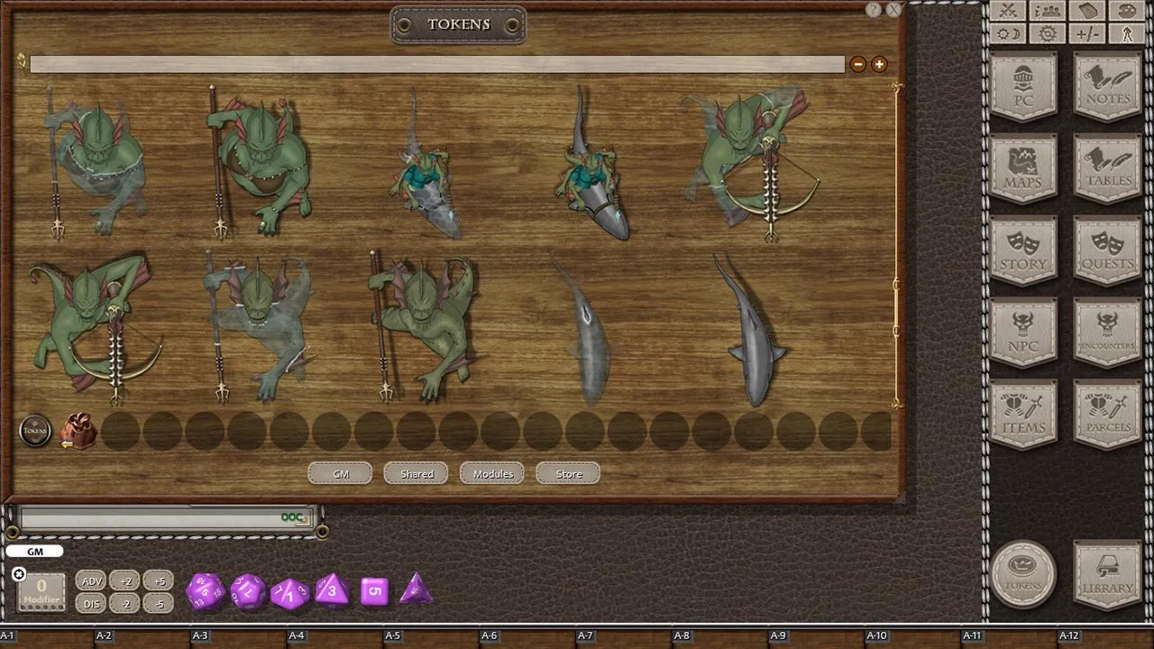 Fantasy Grounds - Jans Token Pack 05 - Aquatic Creatures Screenshot 2