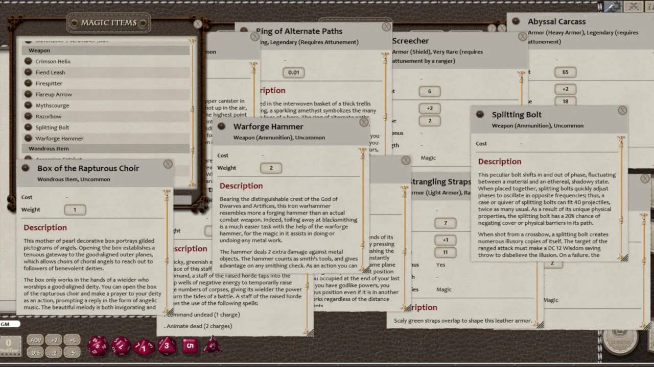 Fantasy Grounds - Treasury of the Crusade Screenshot 4
